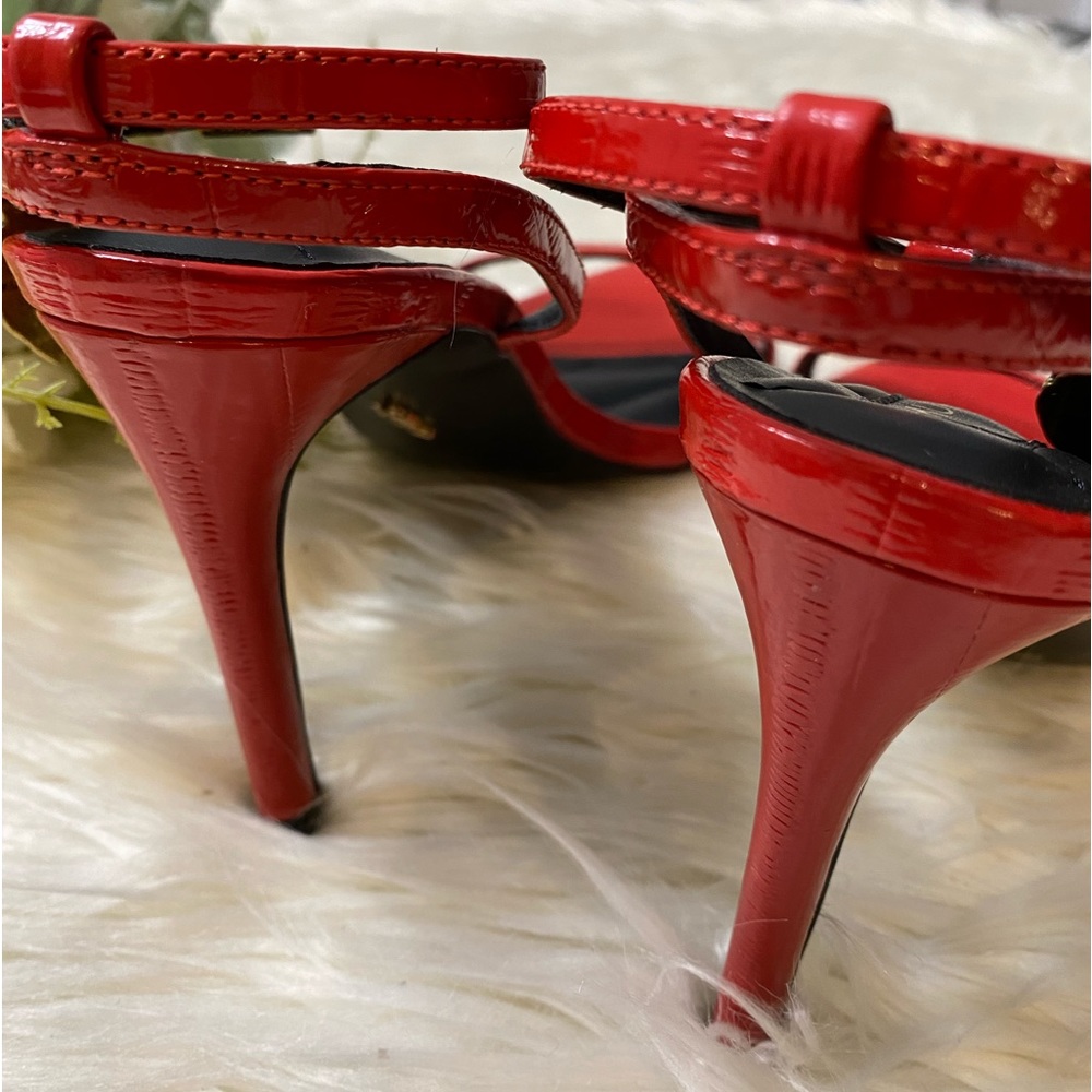 Kurt Geiger London
Shoreditch Crocodile Embossed Leather Dress Sandals - Picture 9 of 14